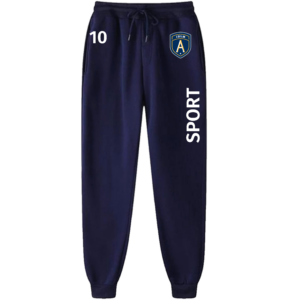 Pantalon Jogging Femme Ample Navy modifié Logo