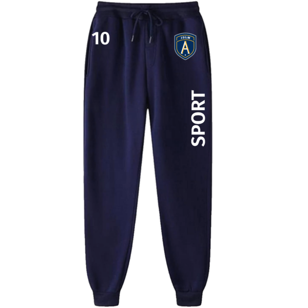 Pantalon Jogging Femme Ample Navy modifié Logo